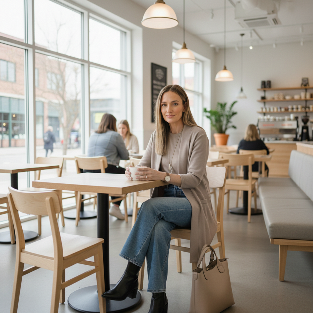 Conjunto Elegante de 3 Piezas – Cárdigan Largo, Top y Pantalón™